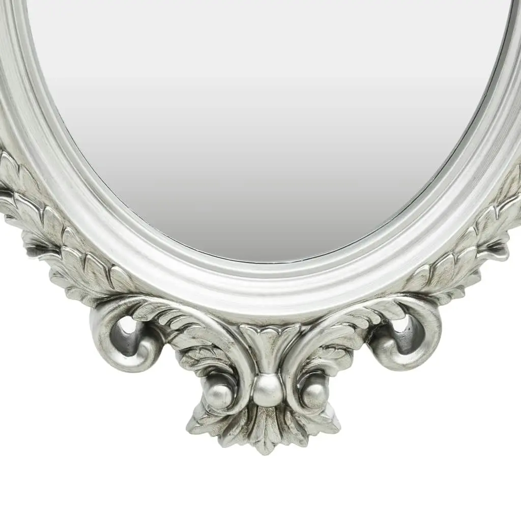 Wall Mirror Castle Style 56x76 cm Silver 320358