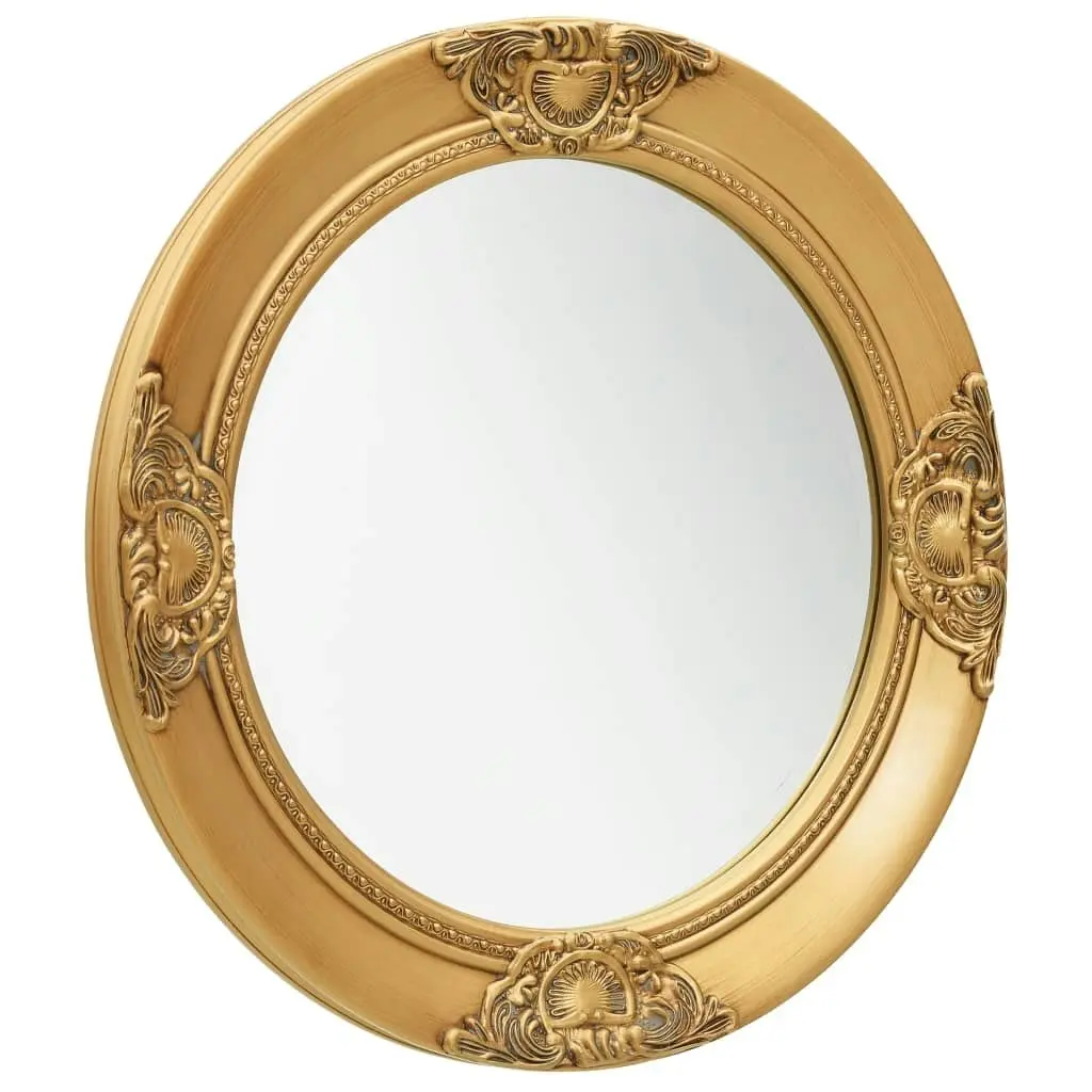 Wall Mirror Baroque Style 50 cm Gold 320345