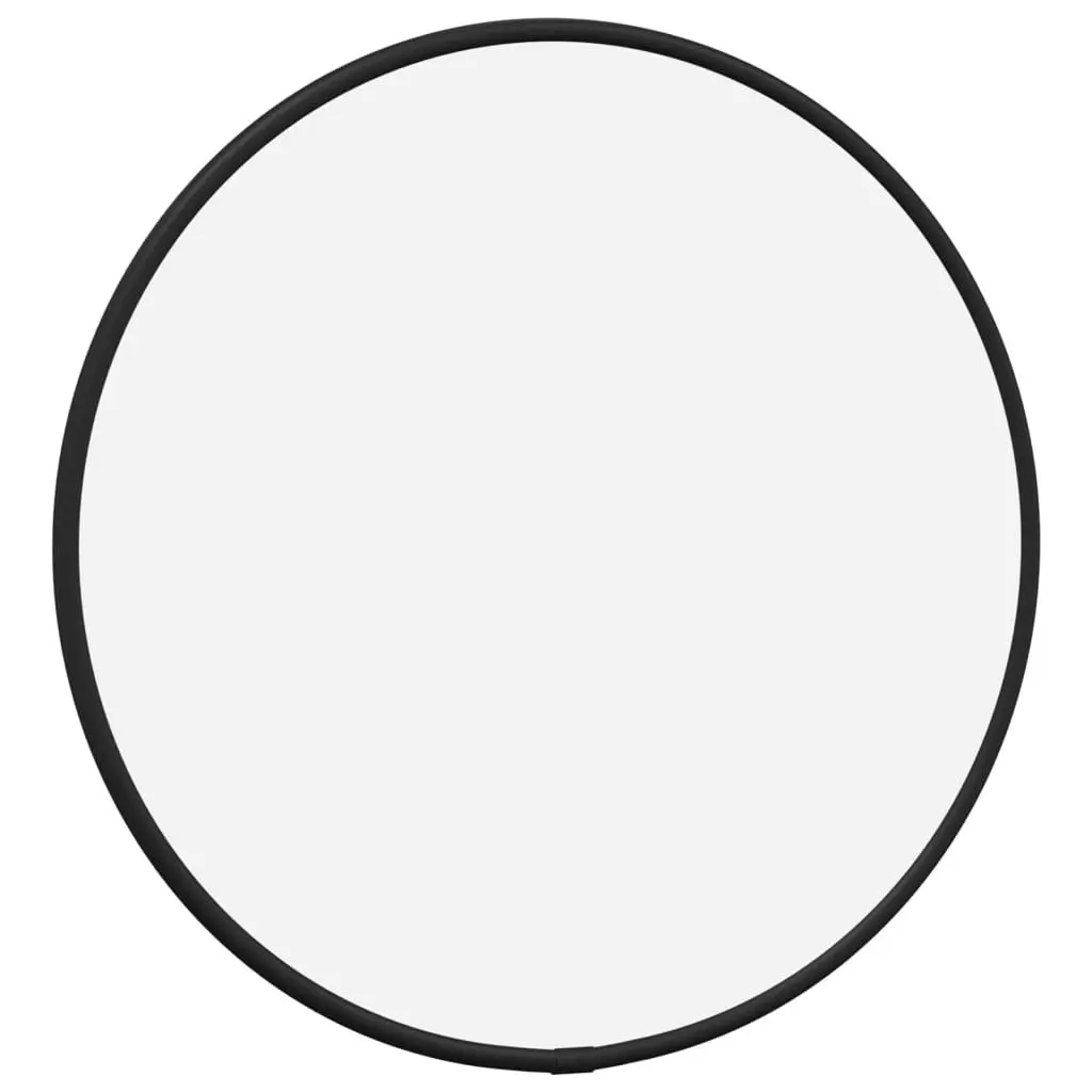 Wall Mirror Black Ø 30 cm Round 348184