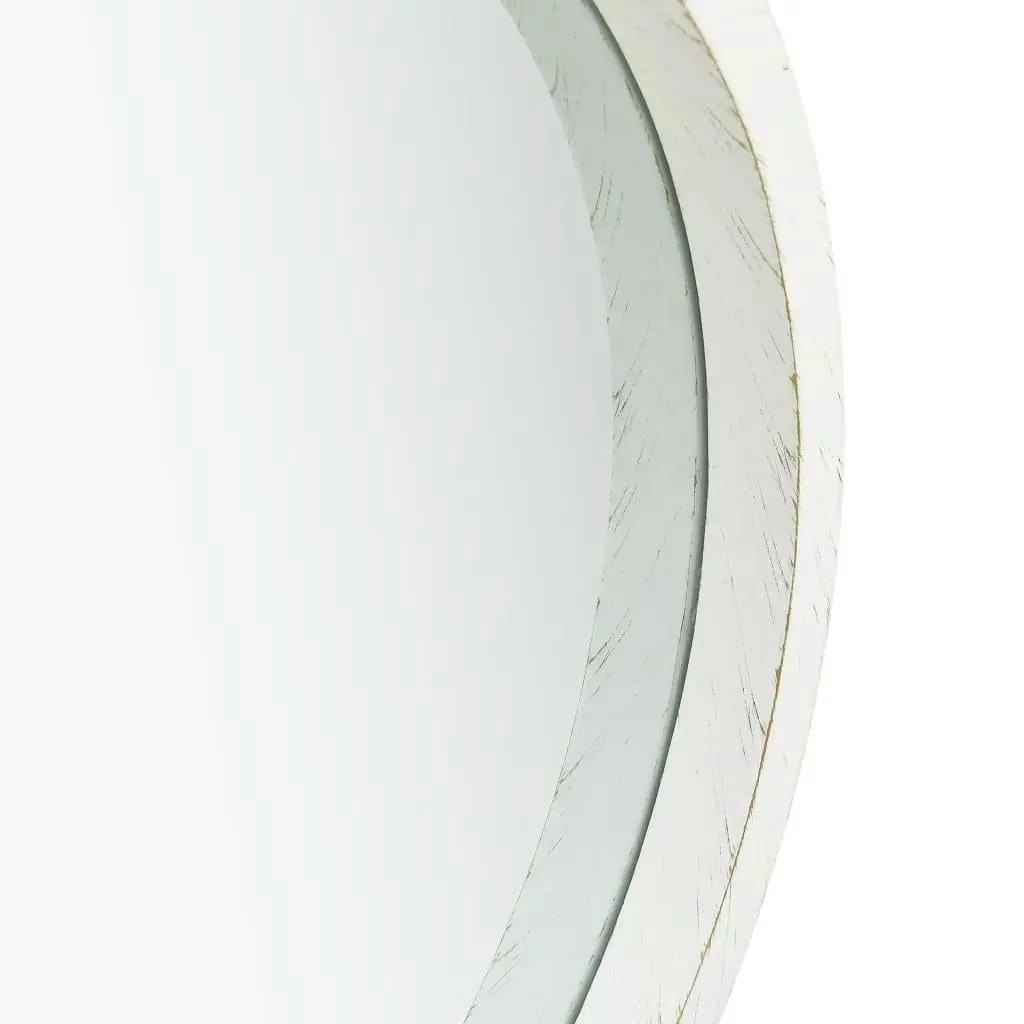 Wall Mirror with Strap 50 cm White 320364