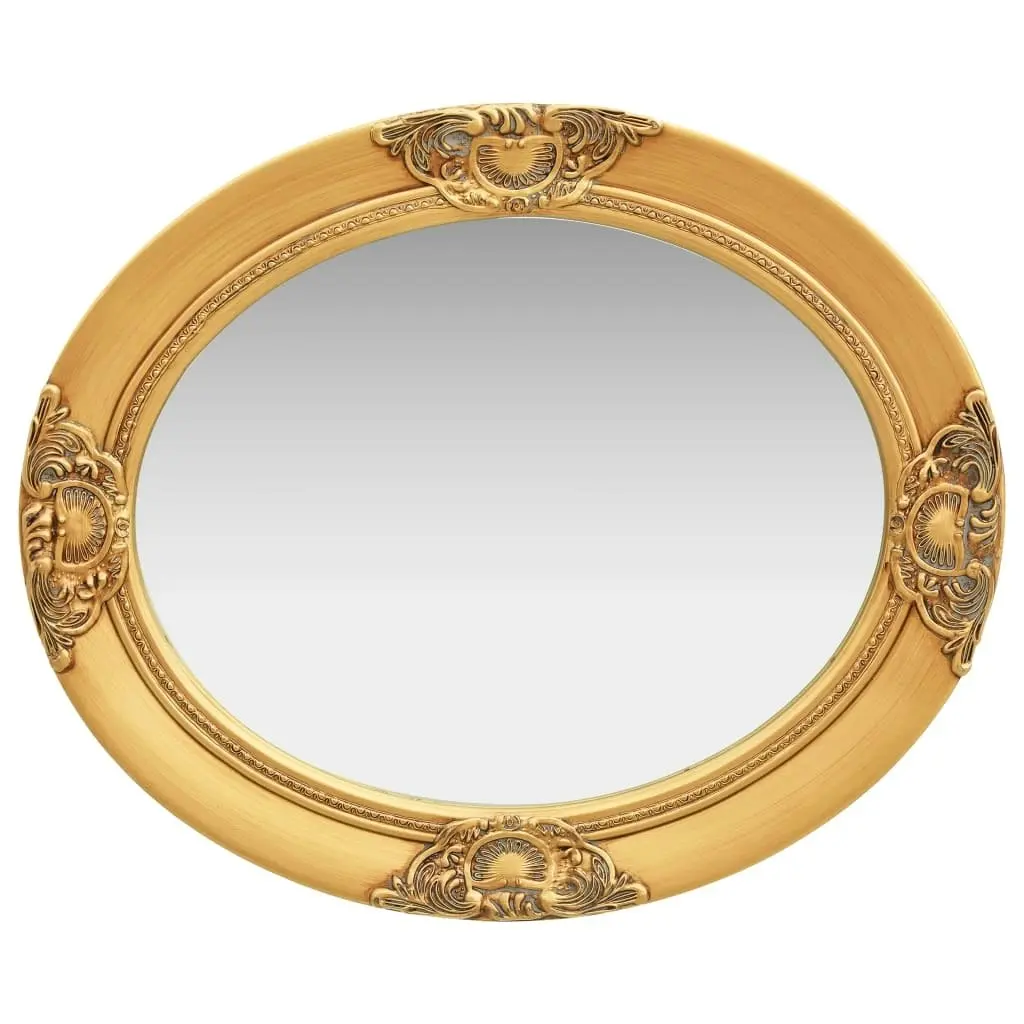 Wall Mirror Baroque Style 50x60 cm Gold 320349