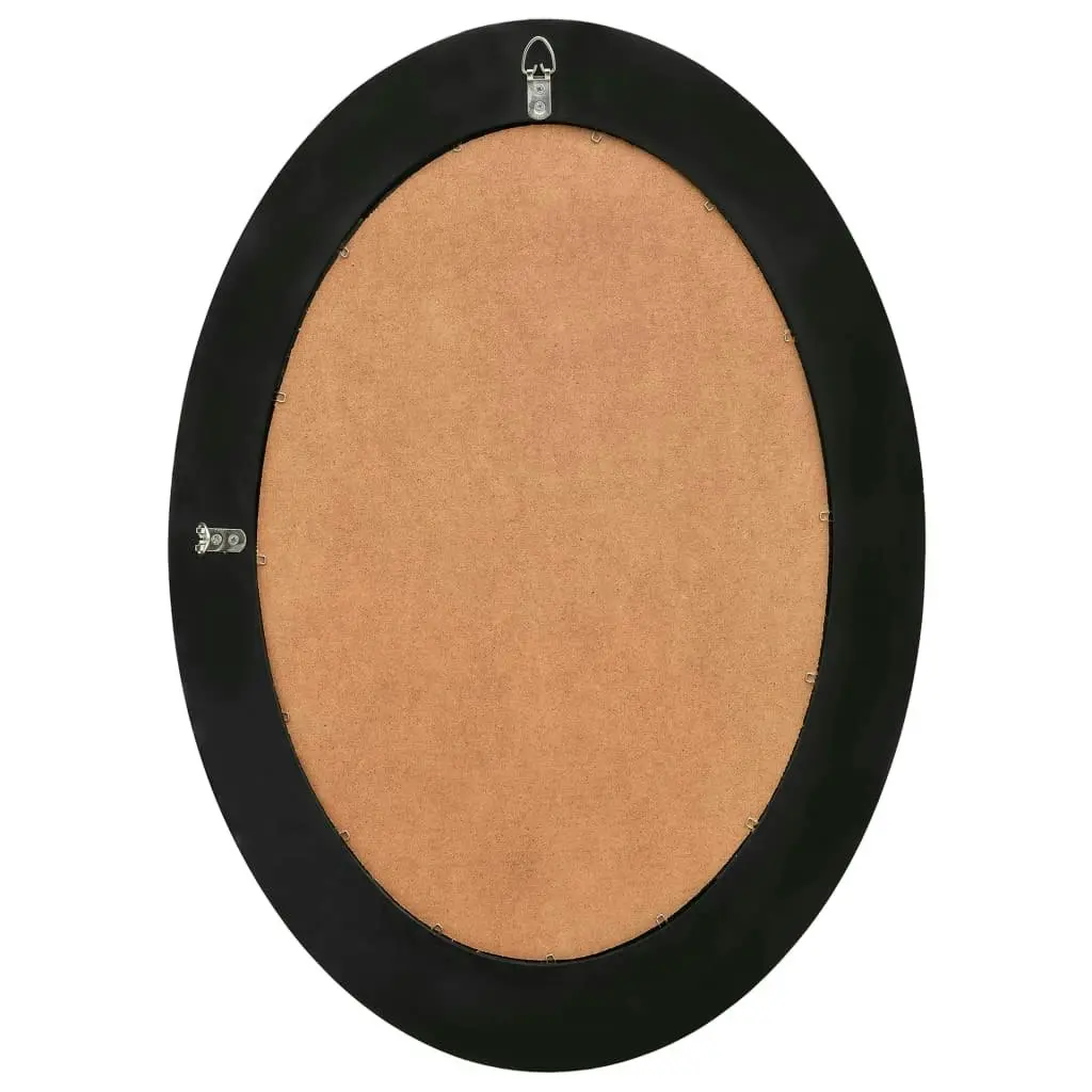 Wall Mirror Baroque Style 50x70 cm Black 320355