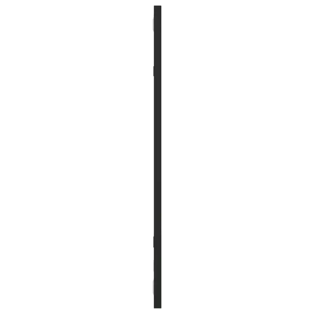 Wall Mirror Black 30x60 cm Rectangle Iron 358628