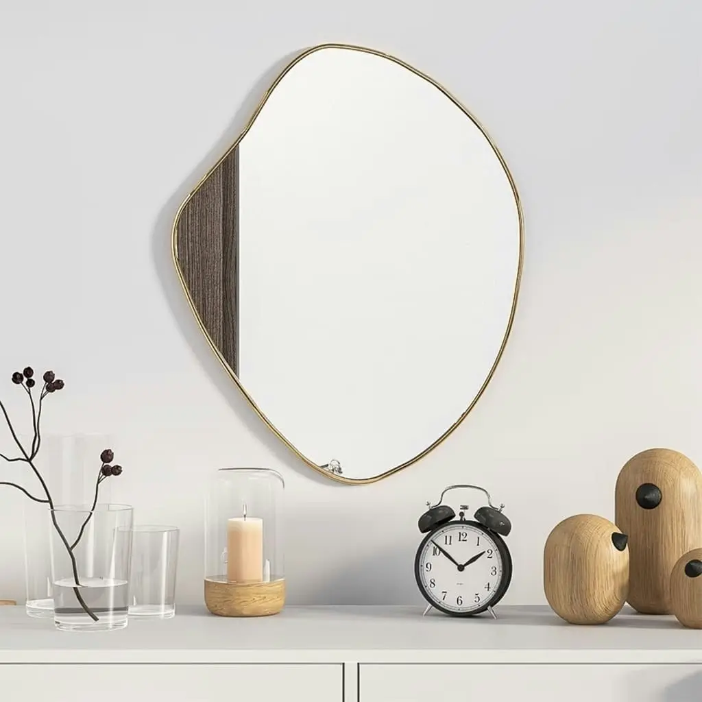 Wall Mirror Gold 50x40 cm 348250