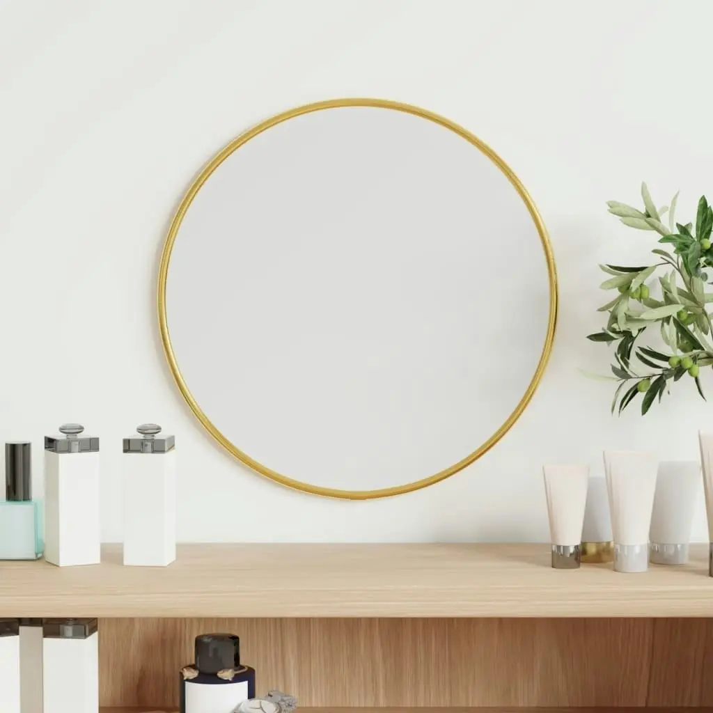 Wall Mirror Gold Ø 30 cm Round 348179