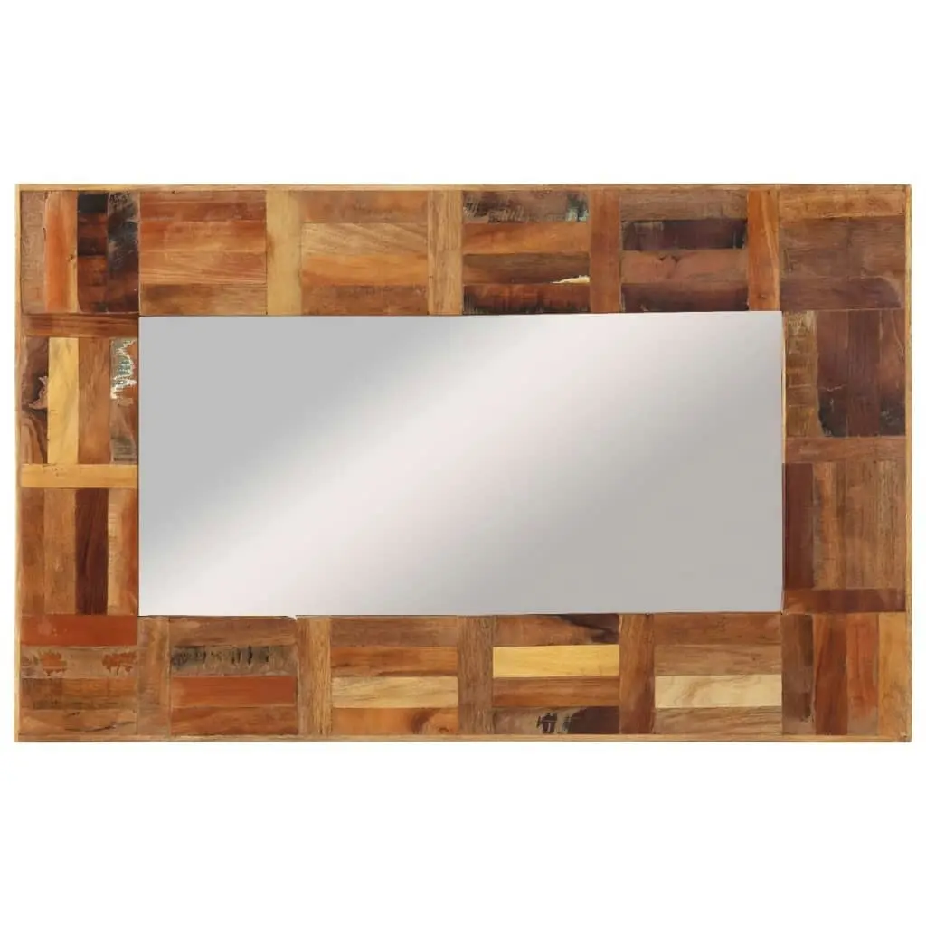 Wall Mirror Solid Wood Reclaimed 50x80 cm 337250