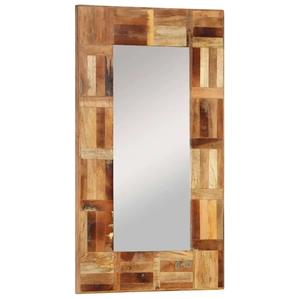 Wall Mirror Solid Wood Reclaimed 50x80 cm 337250