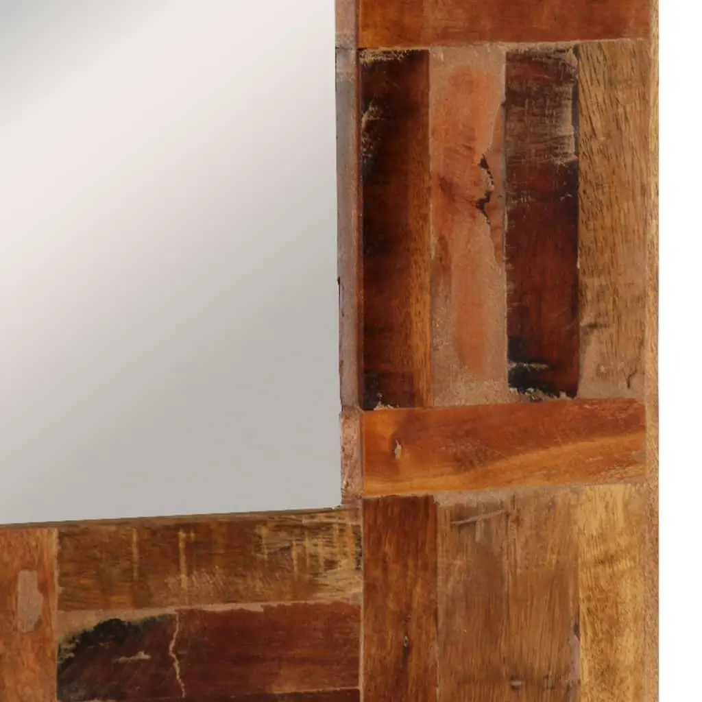 Wall Mirror Solid Wood Reclaimed 50x80 cm 337250