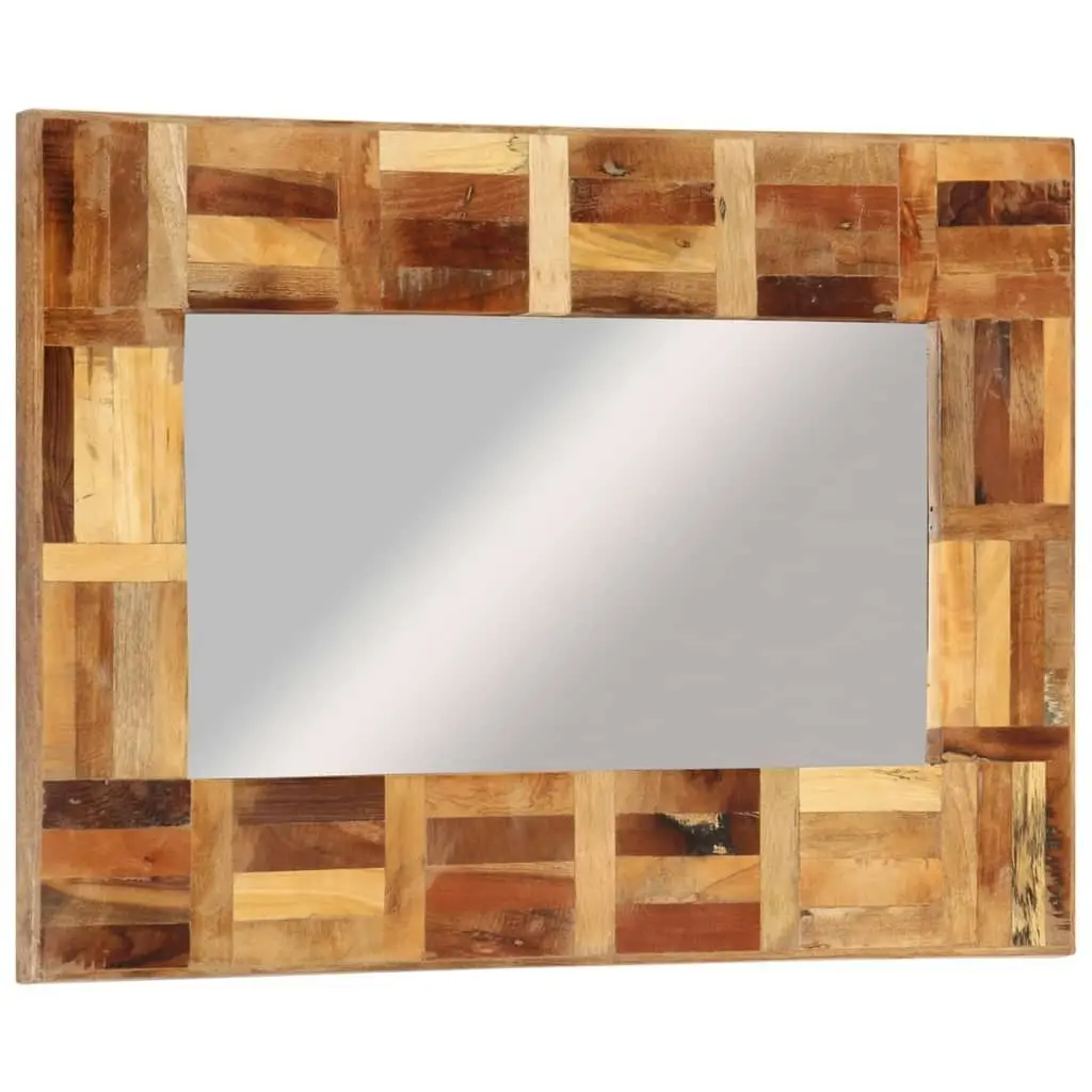 Wall Mirror Solid Wood Reclaimed 50x80 cm 337250