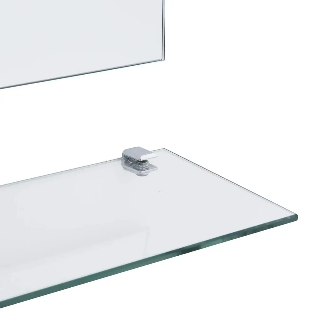 Wall Mirror with 5 Shelves Silver 50x60 cm 249444