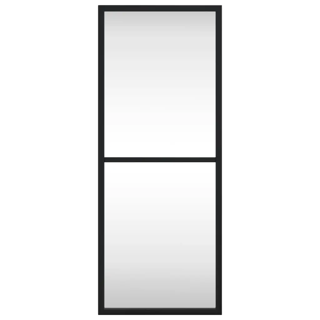 Wall Mirror Black 20x50 cm Rectangle Iron 358645