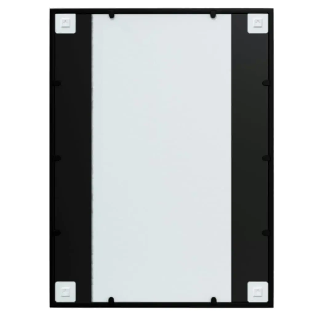 Wall Mirrors 3 pcs Black 80x60 cm Metal 3189033