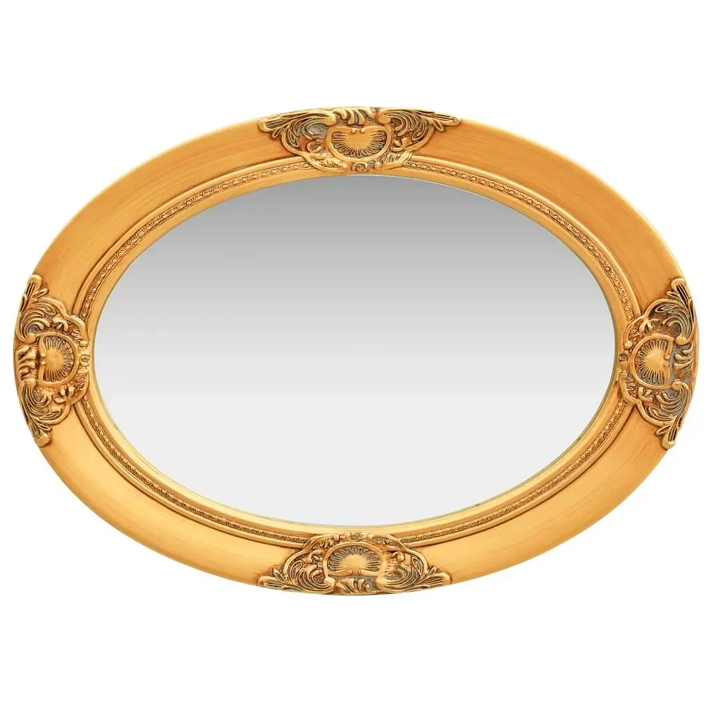 Wall Mirror Baroque Style 50x70 cm Gold 320353