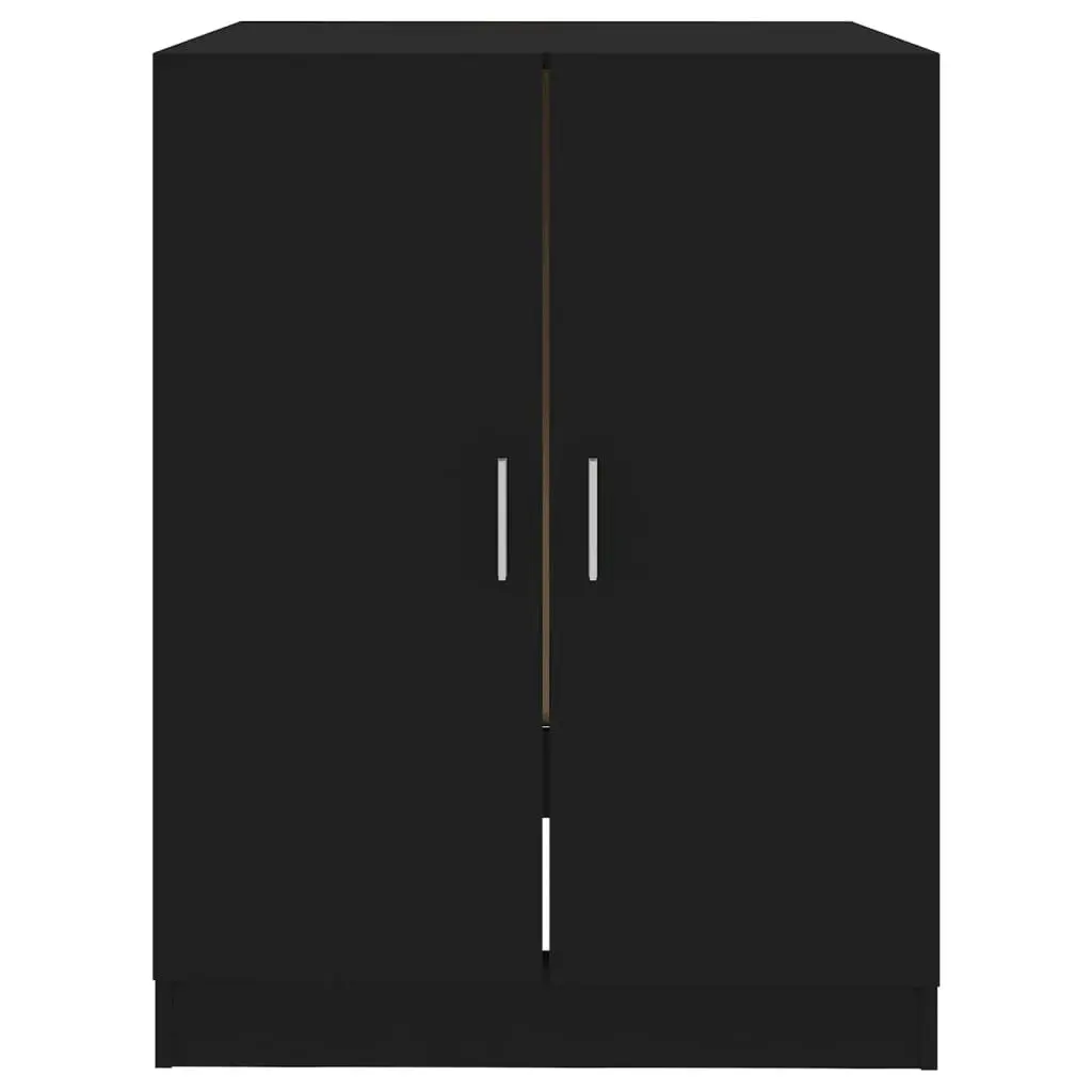 Washing Machine Cabinet Black 71x71.5x91.5 cm 808396