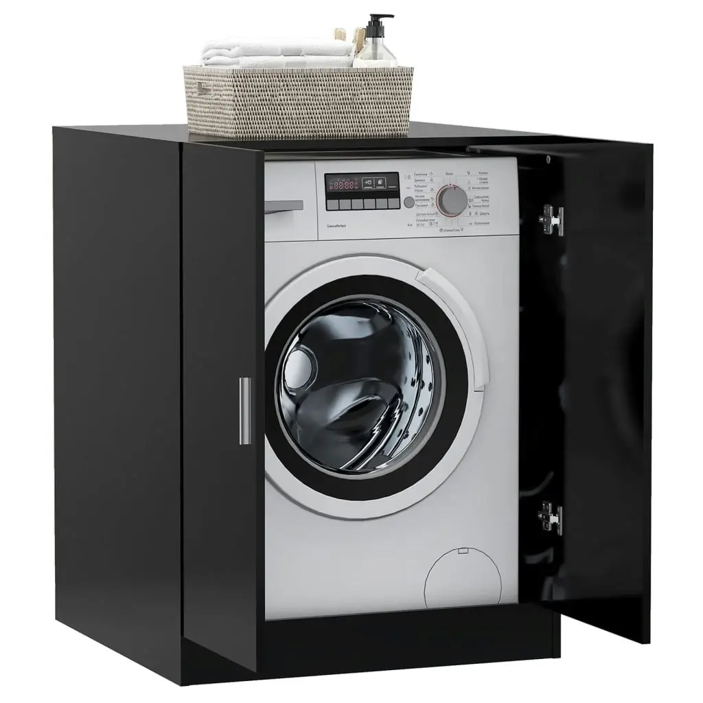 Washing Machine Cabinet Black 3082009