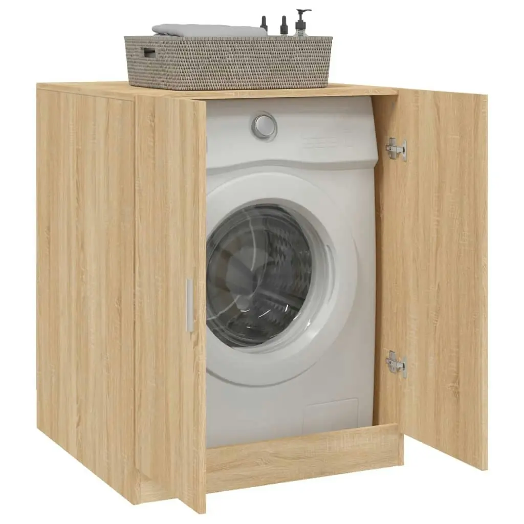 Washing Machine Cabinet Sonoma Oak 71x71.5x91.5 cm 808398