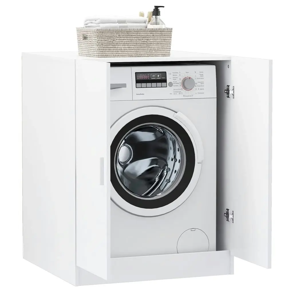 Washing Machine Cabinet White 71x71.5x91.5 cm 808395