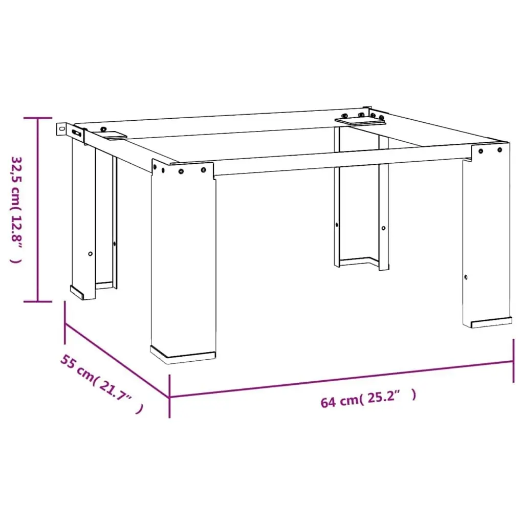 Washing Machine Pedestal White 50447