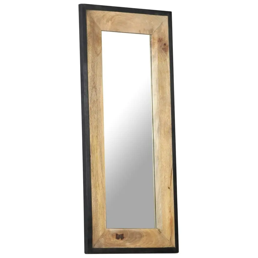 Mirror 110x50 cm Solid Mango Wood 321631