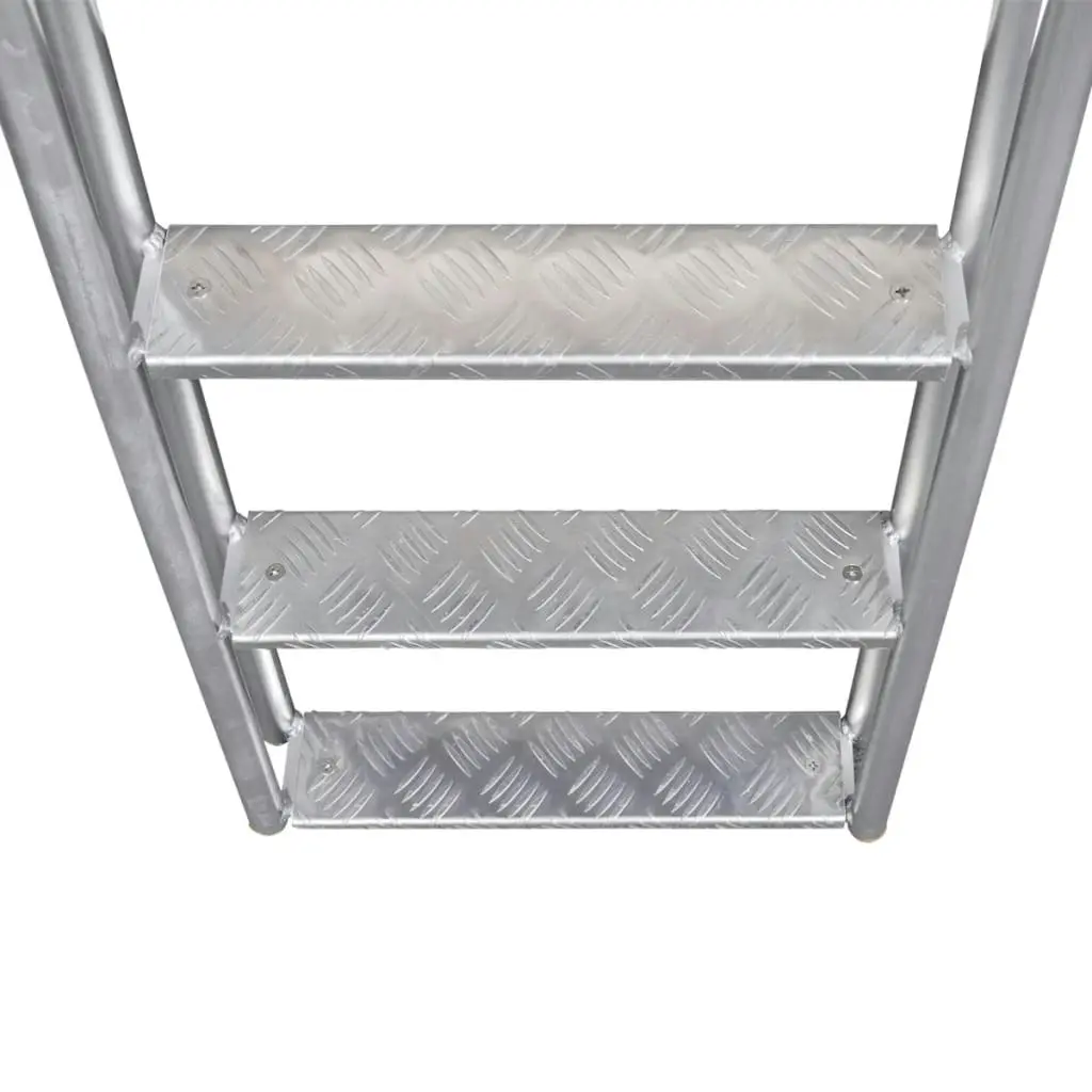 4-Step Dock/Pool Ladder Aluminium 167 cm 91197