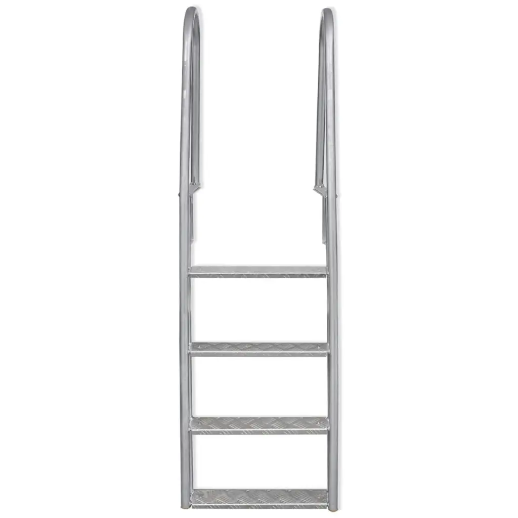 4-Step Dock/Pool Ladder Aluminium 167 cm 91197