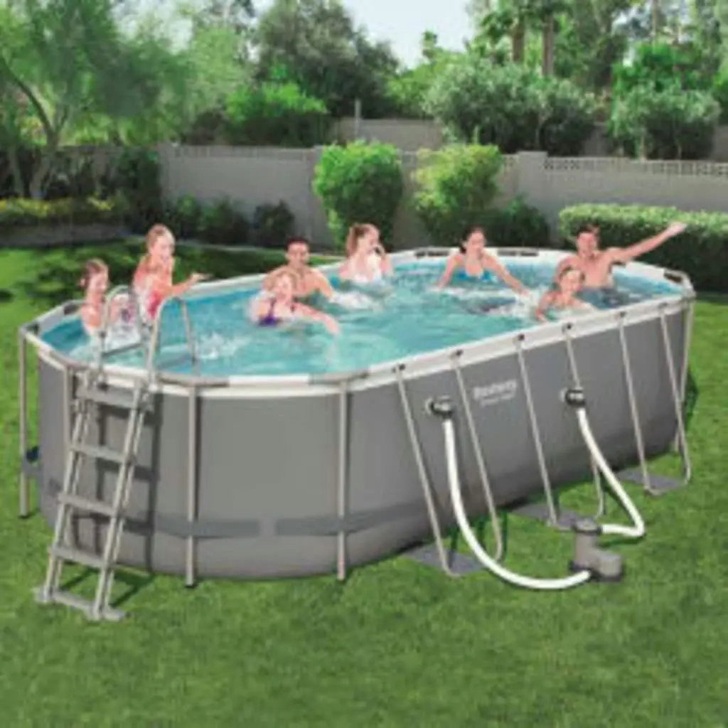 Bestway Power Steel Swimming Pool Set Oval 549x274x122cm 92927