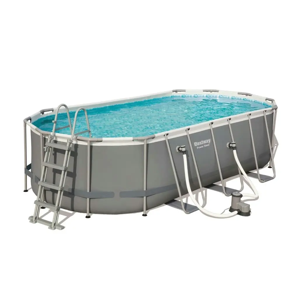 Bestway Power Steel Swimming Pool Set Oval 549x274x122cm 92927