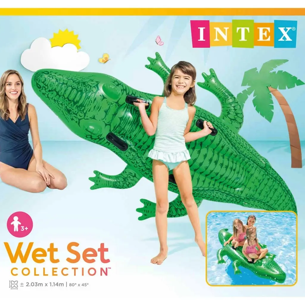 Intex Giant Gator Ride-On 203x114 cm 92543