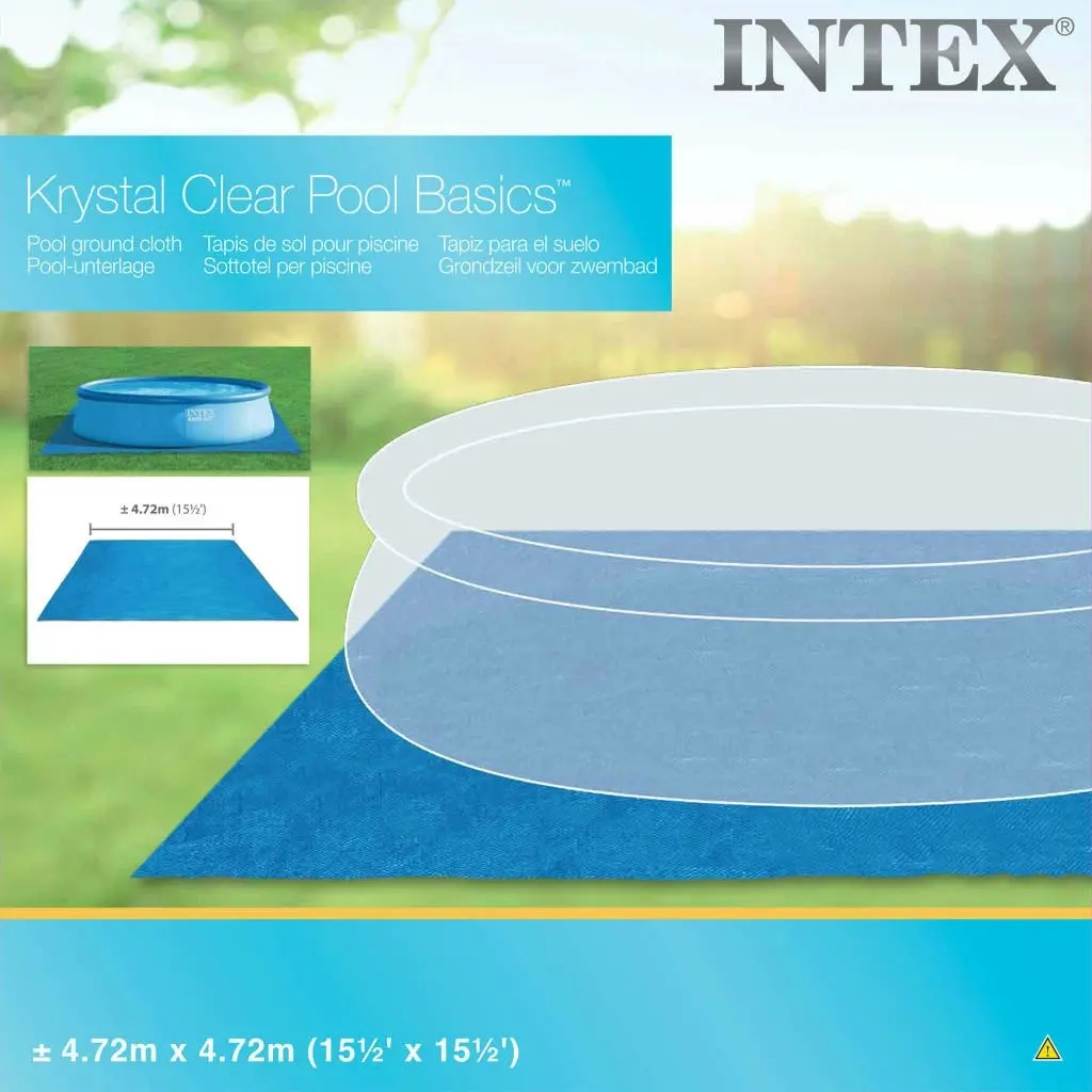 Intex Pool Ground Cloth Square 472x472 cm 28048 3202788