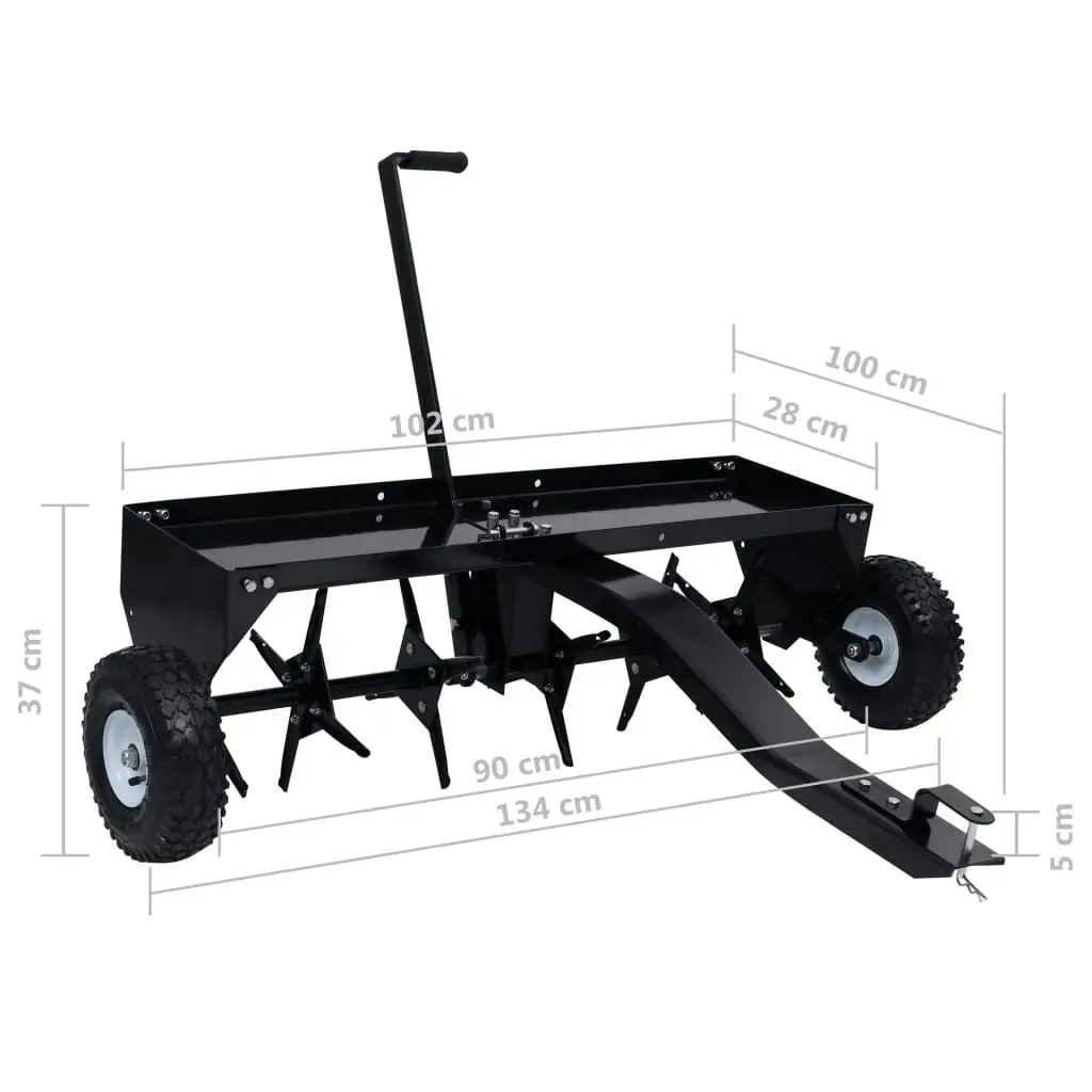 Lawn Aerator for Ride-on Mower 102 cm 147892