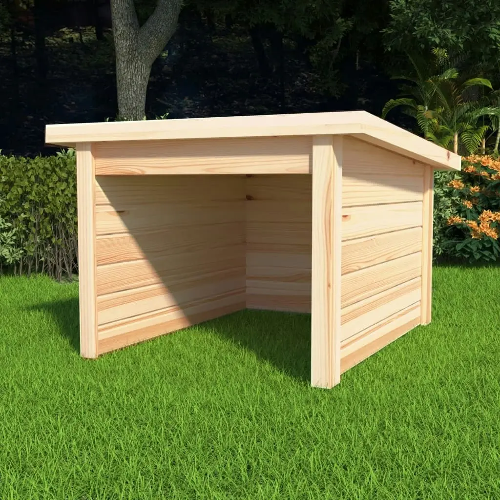 Lawn Mower Garage 92x104x59.5 cm Solid Pine Wood 19 mm 45442