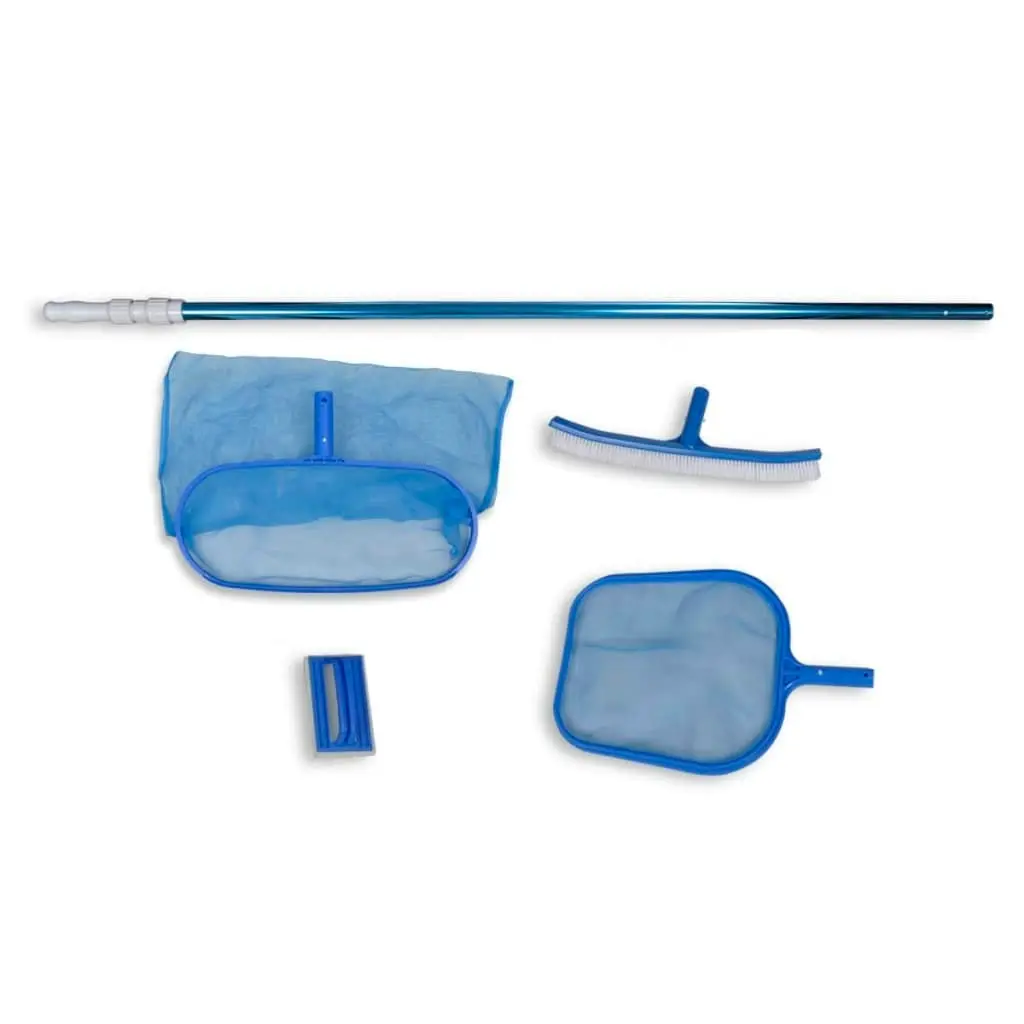 Pool Cleaning Set Brush 2 Leaf Skimmers 1 Telescopic Pole 90505