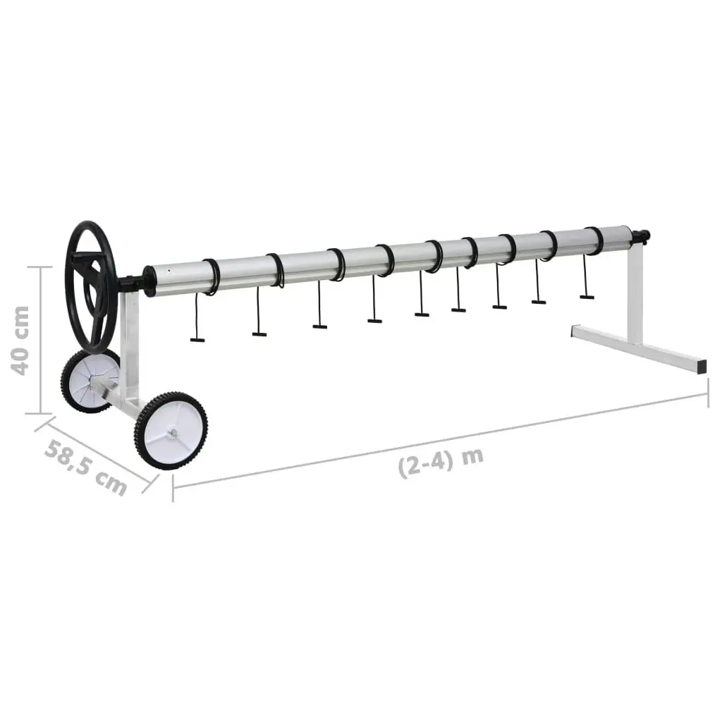 Pool Cover Roller with Stainless Steel Base 92245