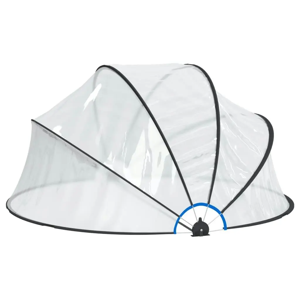 Pool Dome Round 315x158 cm PVC 93812