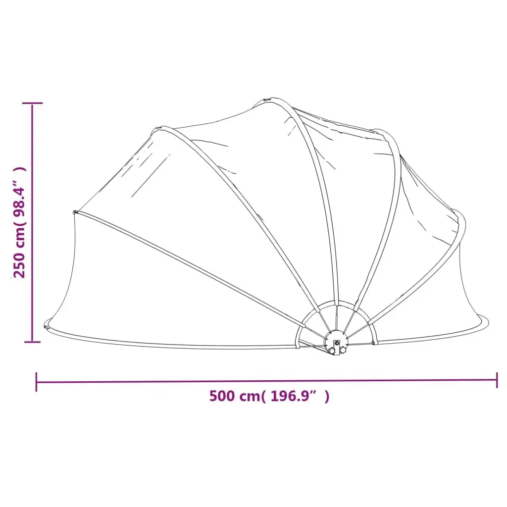 Pool Dome 500x250 cm 92797