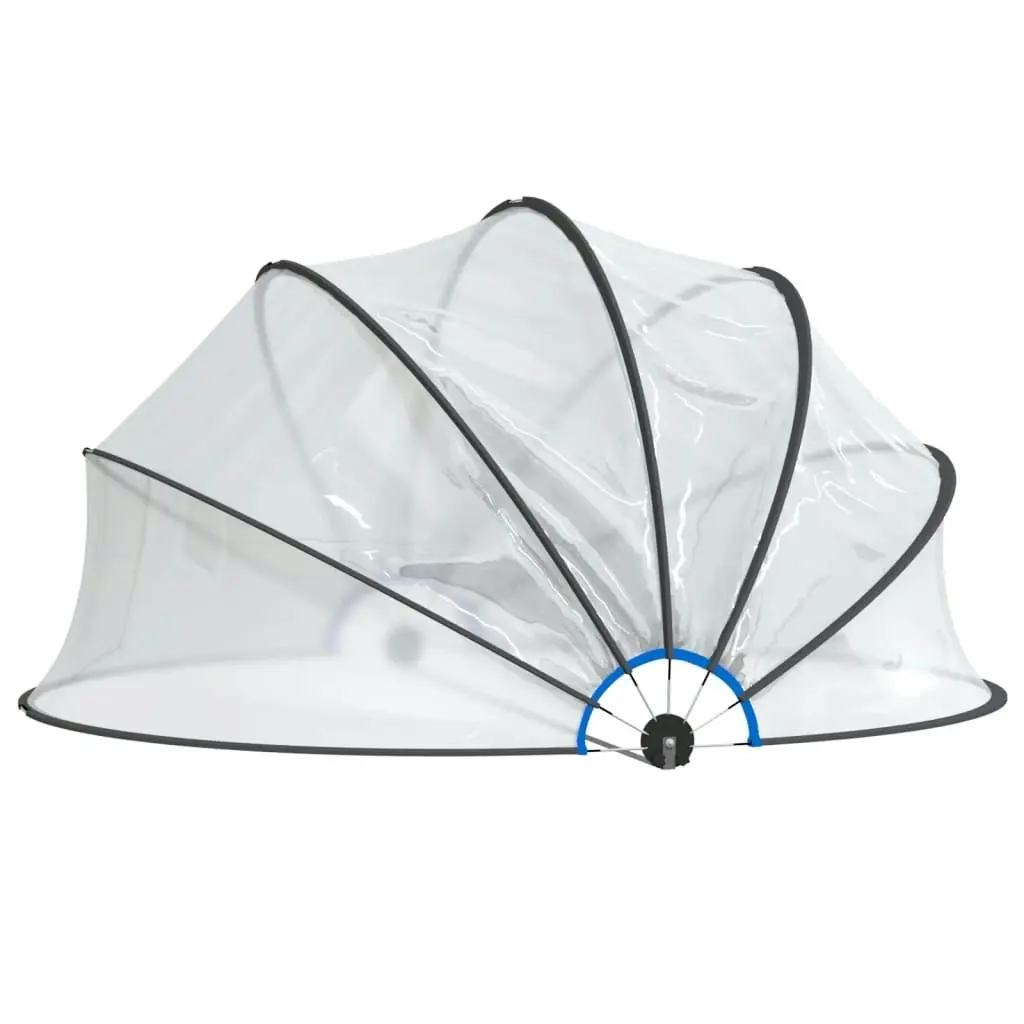 Pool Dome Round 376x188 cm PVC 93813