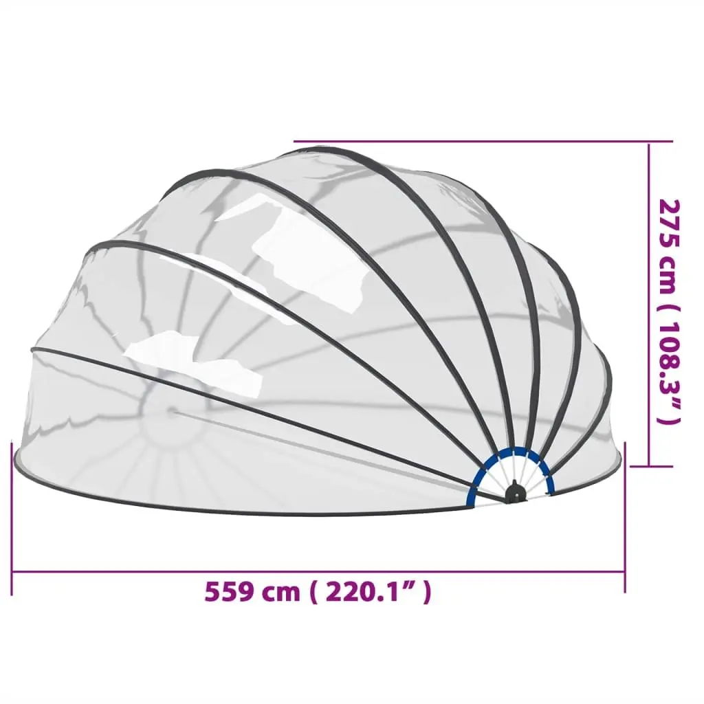 Pool Dome 559x275 cm 92798