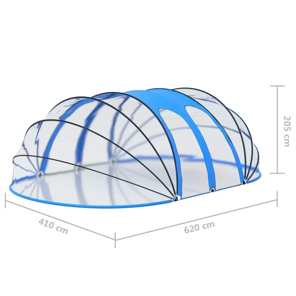 Pool Dome Oval 620x410x205 cm 92796