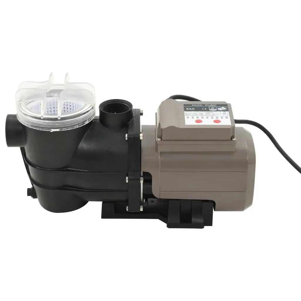 Pool Pump with Timer Black 0.25 HP 8000 L/h 91724