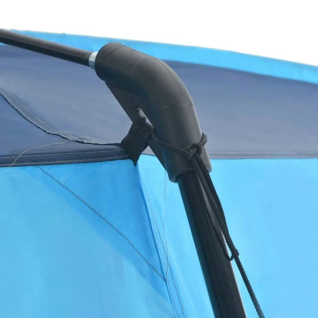 Pool Tent Fabric 660x580x250 cm Blue 91576