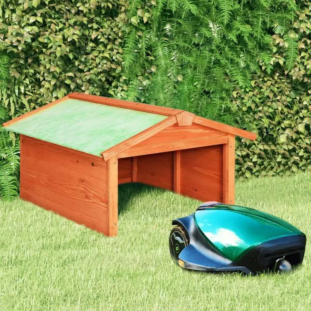 Robotic Lawn Mower Garage 72x87x50 cm Solid Firwood 170878