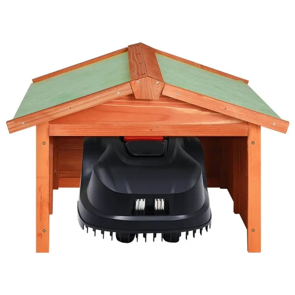 Robotic Lawn Mower Garage 72x87x50 cm Solid Firwood 170878