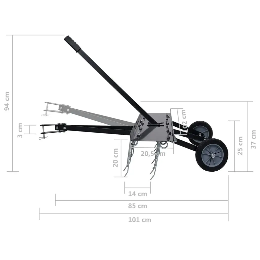 Scarifier for Ride-on Mower 100 cm 147891