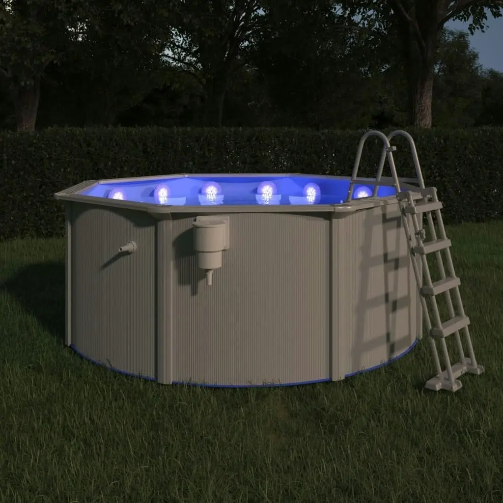 Submersible Floating Pool LED Lamp with Remote Control White 92296