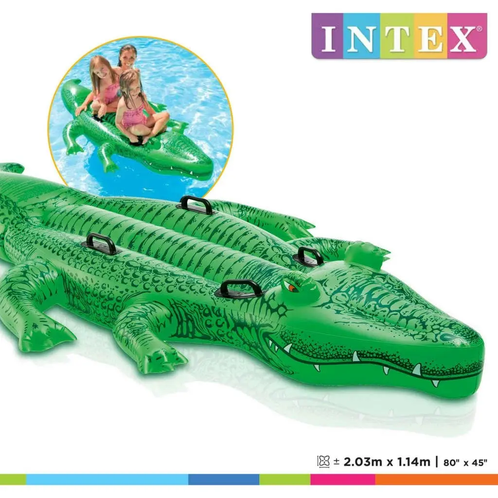 Intex Giant Gator Ride-on 203x114 cm 3202911