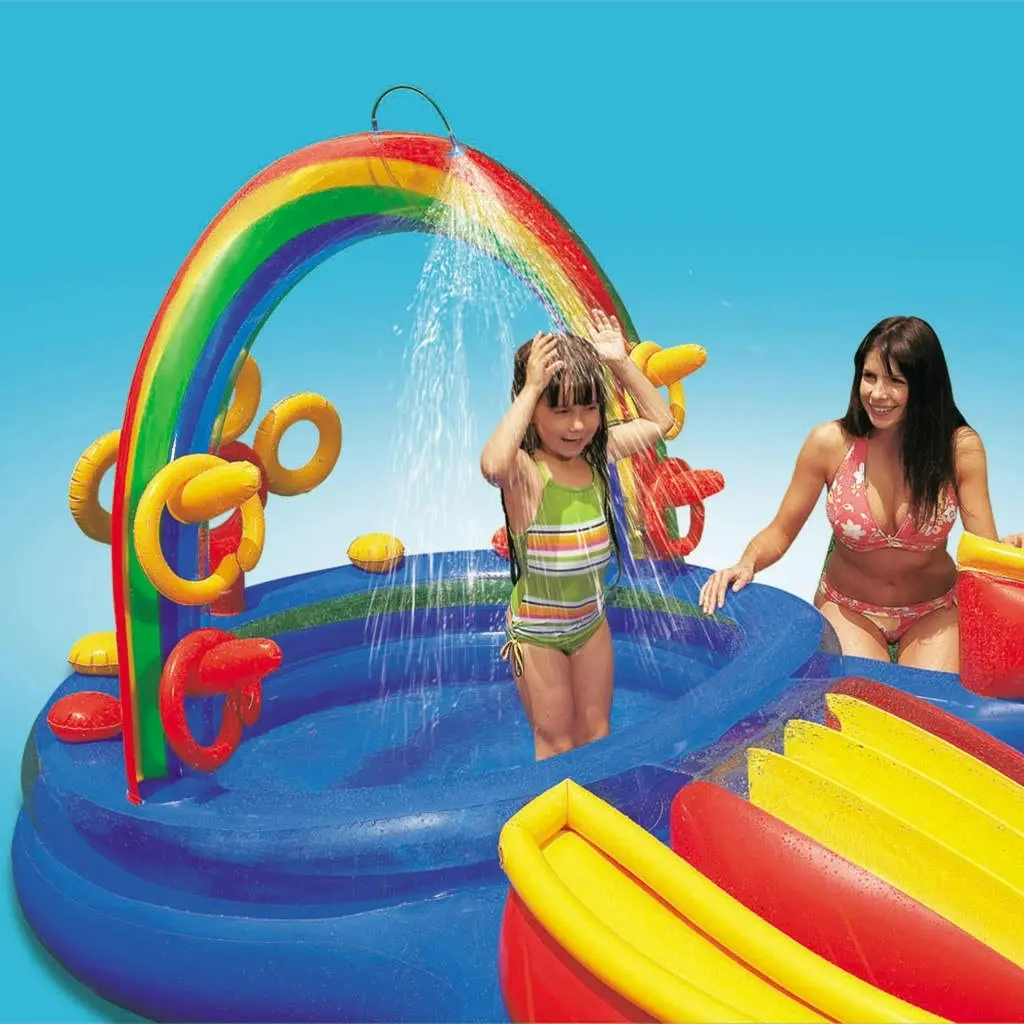 Intex Inflatable Pool Rainbow Ring Play Center 297x193 x135 cm 57453NP 3202797