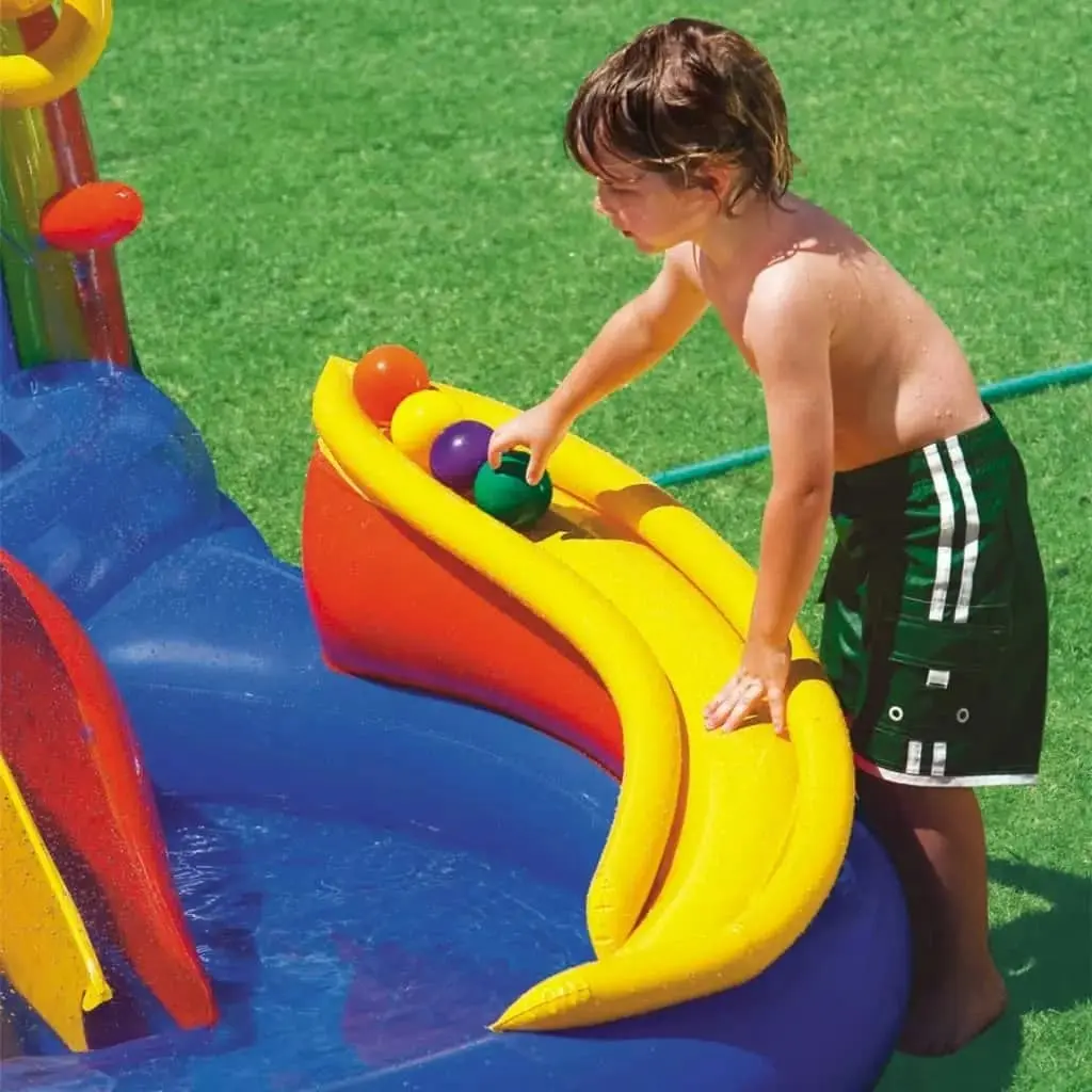 Intex Inflatable Pool Rainbow Ring Play Center 297x193 x135 cm 57453NP 3202797