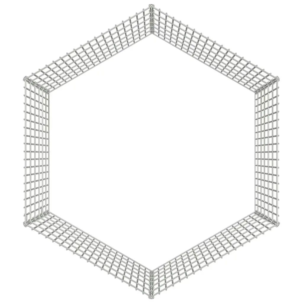 Free Range Animal Enclosure 6-Panel 54x60 cm Galvanised Iron 171573