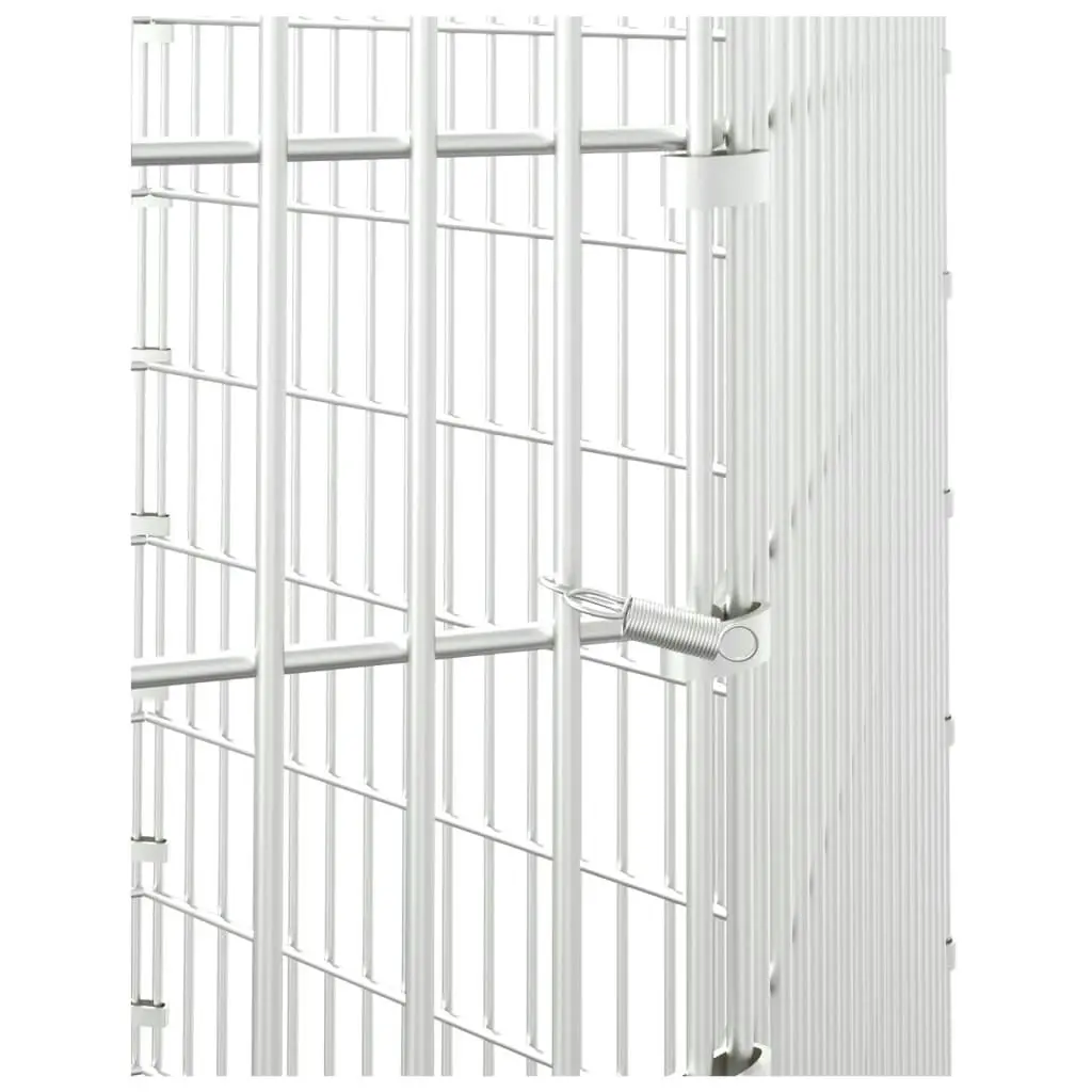 6-Panel Rabbit Cage 54x80 cm Galvanised Iron 171577