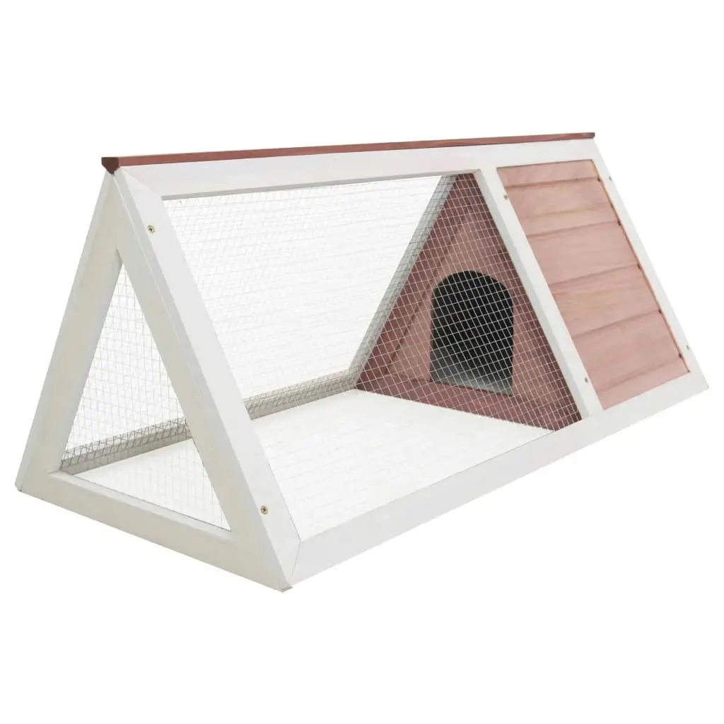 Animal Rabbit Cage Brown Wood 170853